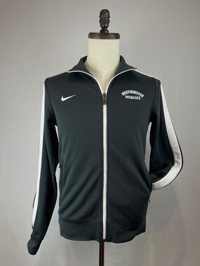 GUC Nike Womens N98 Westminster Wildcats Full Zip Soccer Jacket Small Black